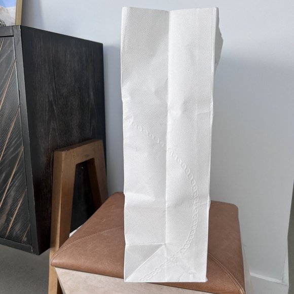 AUTHENTIC PRADA Embossed XL White Shopping Gift Bag 22" x 18" x 5" - Picture 8 of 10